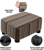 CAROLMADE Small Foot Stool Ottoman Footstool - Image 5
