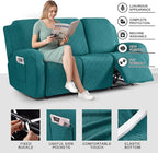 Timeles Recliner Covers for 3 Seater Reclining Couch Covers Sofa Slipcover - Image 3