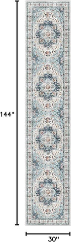 Madane Hallway Runner Rug 2'6''x12' Kitchen Runners Vintage, Entryway and - Image 2