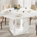 IBF Round Marble Dining Table, Dinner Tables by IBF