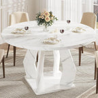 IBF Round Marble Dining Table, Dinner Tables by IBF