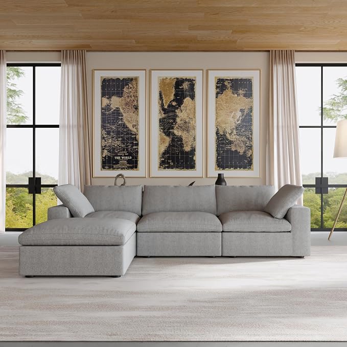 JACH L-Shaped Cloud Sectional Sofa - Image 6