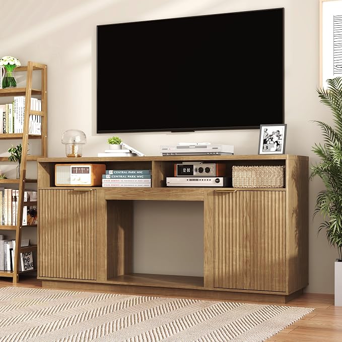 2-Piece Fluted Living Room Set Includes 31.5" Fluted Lift Top Coffee Table - Image 2