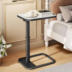 Kitstorack TV Tray Table, Adjustable Height & Rounded Metal Corners, Snack Table - Image 8