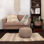 REDEARTH Round Pouf Ottoman - Image 2