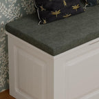 L Shape Storage Bench, Kitchen Breakfast Nook Bench, Backless Corner Bench Nook - Image 7