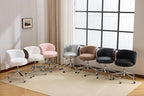 VINGLI Cute Small Swivel Desk Chair Comfy - Image 2