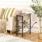 HOOBRO Side Table, Flip End Table - Image 7