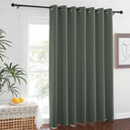 NICETOWN Blackout Sliding Door Curtains 84 inch Length by NICETOWN