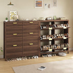 YOMILUVE 47.3" Shoe Cabinet Storage - Image 8