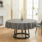 BALCONY & FALCON Round Tablecloth Washable Wrinkle Resistant and Water Proof - Image 5