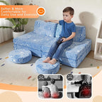 MeMoreCool Kids Couch, 8-Piece Modular Play Couch - Image 7