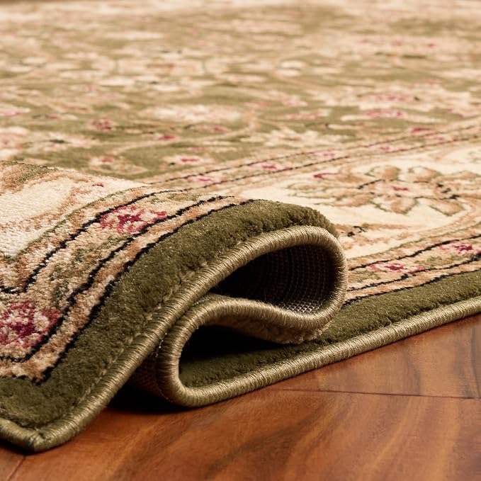 SAFAVIEH Lyndhurst Area Rug 6x8, Traditional Sage & Ivory LNH212C - Image 9
