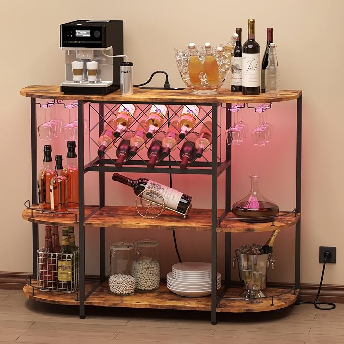 ZOPEND 3-Tier Wine Bar Cart - Image 5