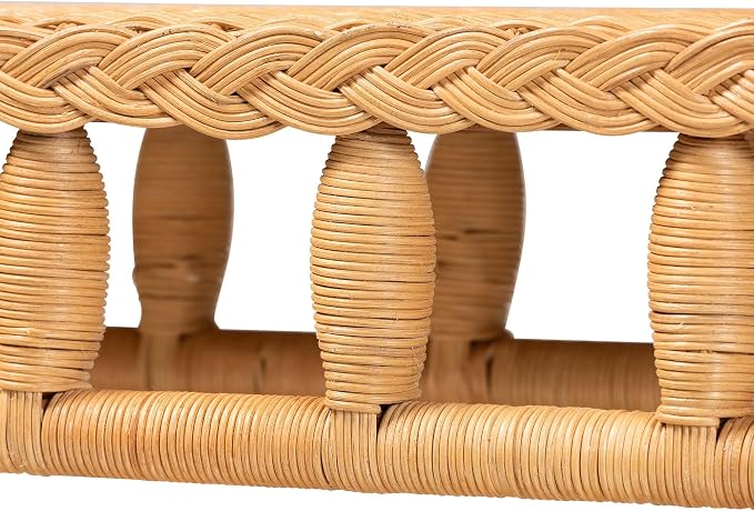 Bali & pari Dolby Natural Rattan Console Table - Image 6