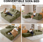 108" Cloud Sectional Couch, Modern Modular Sectional Sofa - Image 5