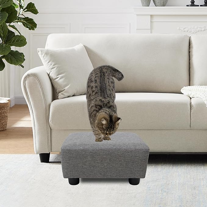 CAROLMADE Small Foot Stool Ottoman Footstool - Image 6