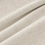 MIULEE 100% Blackout Linen Curtains 42 x 63 Inch Linen Beige 2 Panels | Thermal - Image 9