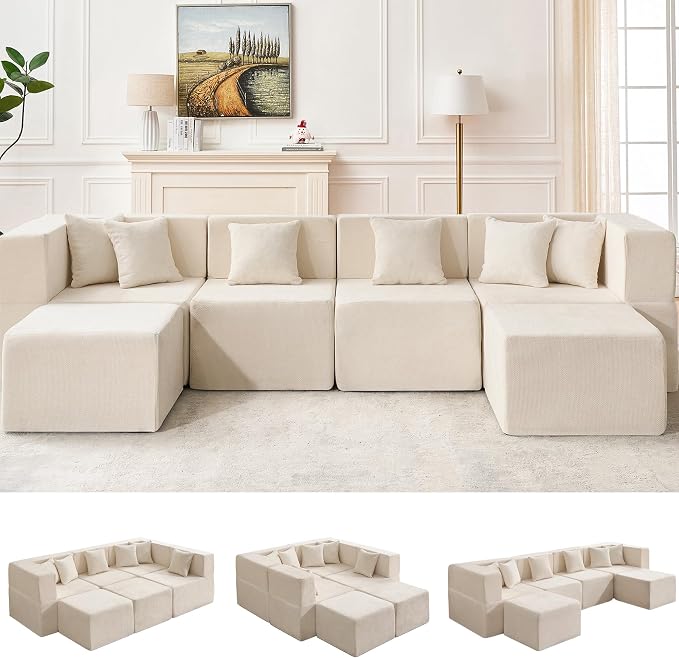 MONVANE Modular Sectional Cloud Couch by MONVANE