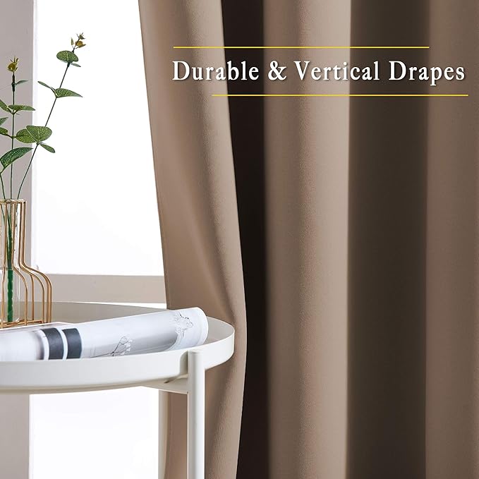 NICETOWN Blackout Window Curtains 84 inch Long - Image 6