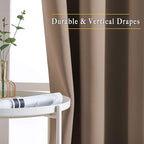 NICETOWN Blackout Doorway Curtains 80 inches Long - Image 5