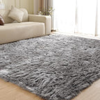 ORINOVA Large Area Rugs 9x12 Living Room Grey Fluffy Rug Faux Sheepskin by ORINOVA