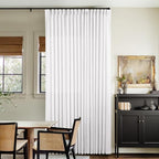 Snow White Pinch Pleat Semi Sheer Linen Curtains W70xL90 1 Panel | Light - Image 6