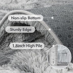 8x10 Ft Extra Large Shag Rugs for Living Room, Tie Dyed Ultra Soft Fluffy Furry - Image 7