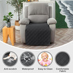 Genina Waterproof Recliner Chair Covers, Recliner Cover - Image 2