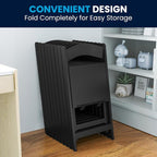 Flash Furniture Hercules Set of 2 Kids Black Resin Folding Chairs - Image 11
