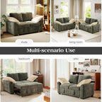 Ihanherry 59-inch Convertible Sofa Bed, Pull Out Sleeper - Image 7