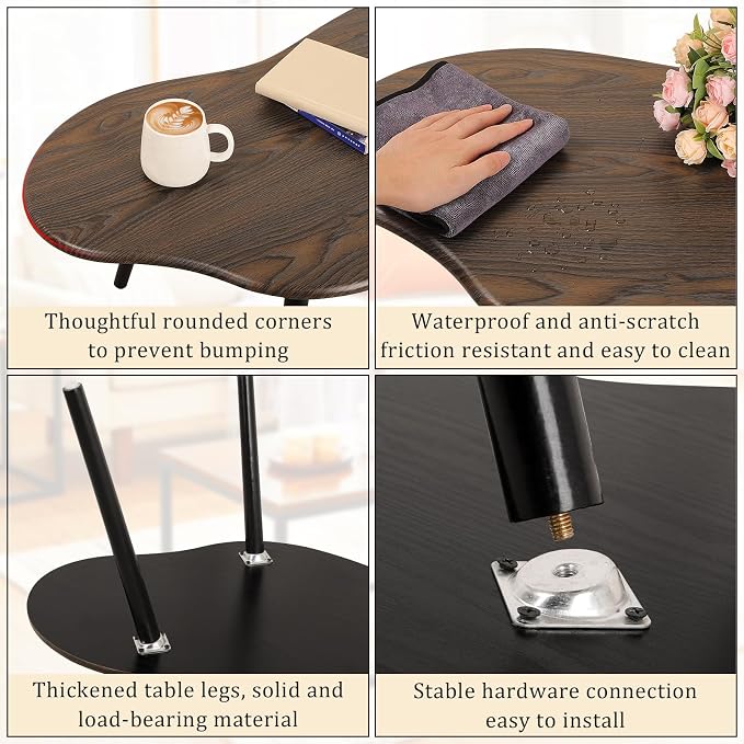 Modern Coffee Tables for Living Room Cloud Shape Center Table Industrial - Image 4