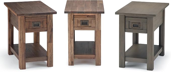 SIMPLIHOME Monroe Narrow Side Table – 14 inch Wide Solid Acacia Wood End Table - Image 13