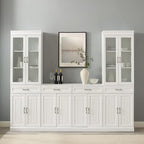 Crosley Furniture Stanton 3-Piece Sideboard Buffet Cabinet and Glass Door - Image 7