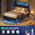 Furnulem Full Size Bed Frame - Image 3