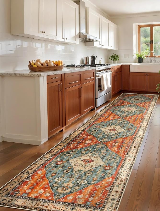 SERISSA 3x12 Washable Non Slip Boho Runner Rug - Image 2