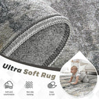 pmtsns Area Rugs 10x14 Living Room: Washable Rug Modern Abstract Neutral Soft - Image 4