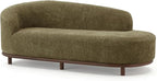 Christopher Knight Home Bouclé Chaise Lounge Sofa Mid Century Modern - Image 5