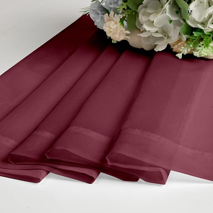 Sheer Curtains, Sheer Curtains 78 inch Length 2 Panels Set, Rod Pocket Voile - Image 7