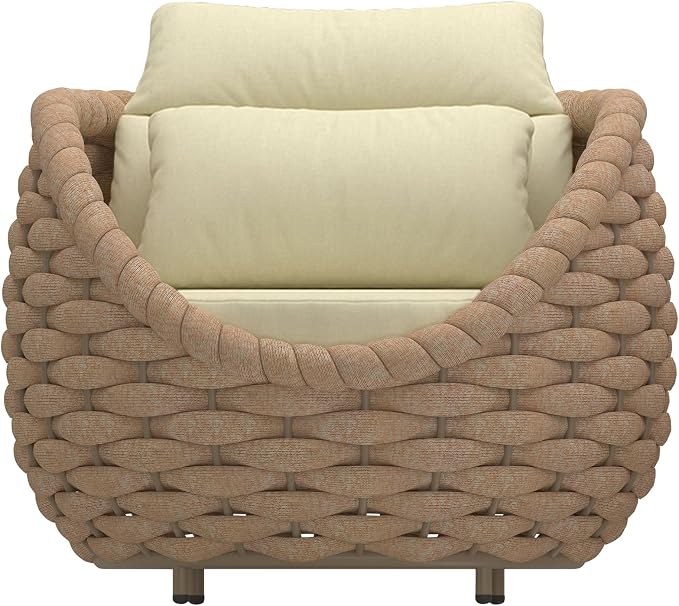 TWT Outdoor Patio Furniture Set-5 Pieces Aluminum Sectional Sofa, Metal Patio - Image 9