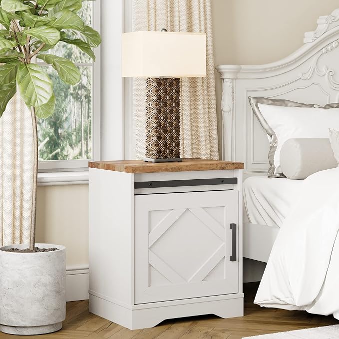 WAMPAT End Table, Pedestal Side Table - Image 8
