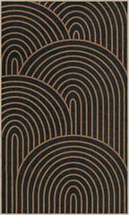 Lahome Enfys Modern Rainbow Easy Jute Patio Rug, 3x5 Washable Rugs - Image 9