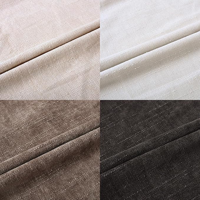 Set of 4 Soft Textured Throw Pillow Covers 18x18 Inch Cozy Decorative Farmhouse - Image 7