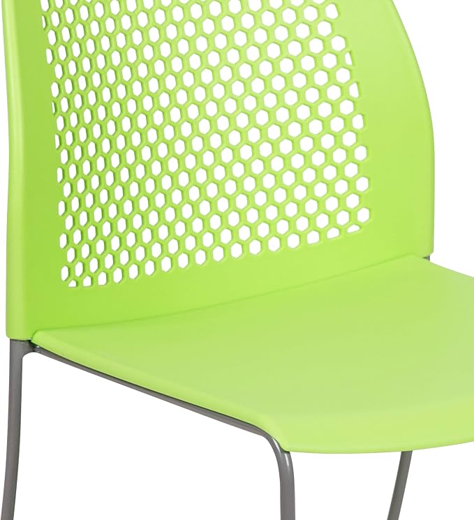 Flash Furniture HERCULES Series 661 lb. Capacity Green Stack Chair - Image 7