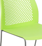 Flash Furniture HERCULES Series 661 lb. Capacity Green Stack Chair - Image 7