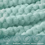 BEDELITE Haze Blue Twin Blanket - Image 3