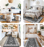 Washable 4x8 Hallway Runner Rug: Vintage 8ft Soft Runners - Image 7