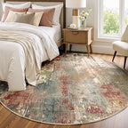 RELEANY Washable Round 8ft Area Rug - Image 3