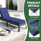 Chaise Lounge Cushions Outdoor, Outdoor Chaise Cushion - Image 6