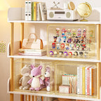 Clear Yellow Acrylic Figure Display Case - Image 2